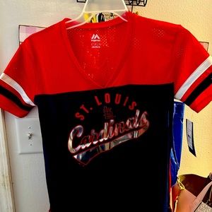 Women’s St. Louis Cardinals jersey top size small
